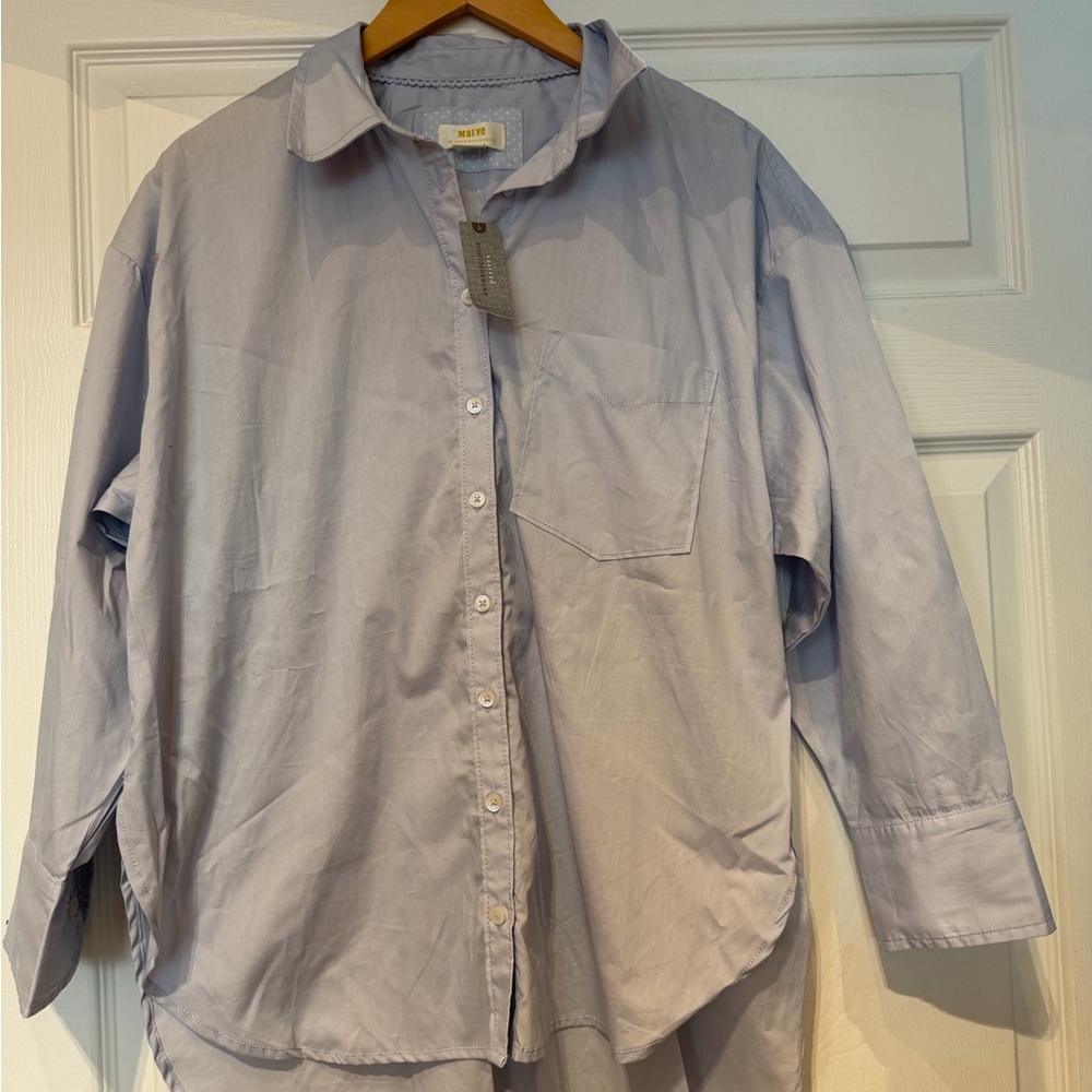 Madewell Light Blue Women's Button-Down Shirt